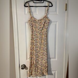 Reformation Granada Dress in Supermarket Sweep Fruit Print - size 4
